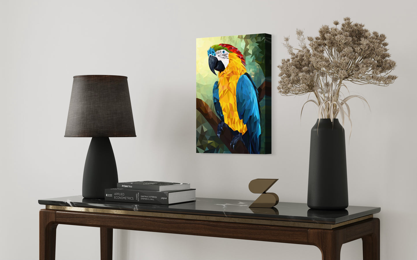 The yellow macaw